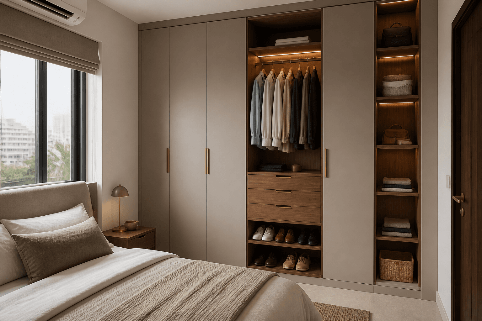 Reach-in closets concept
